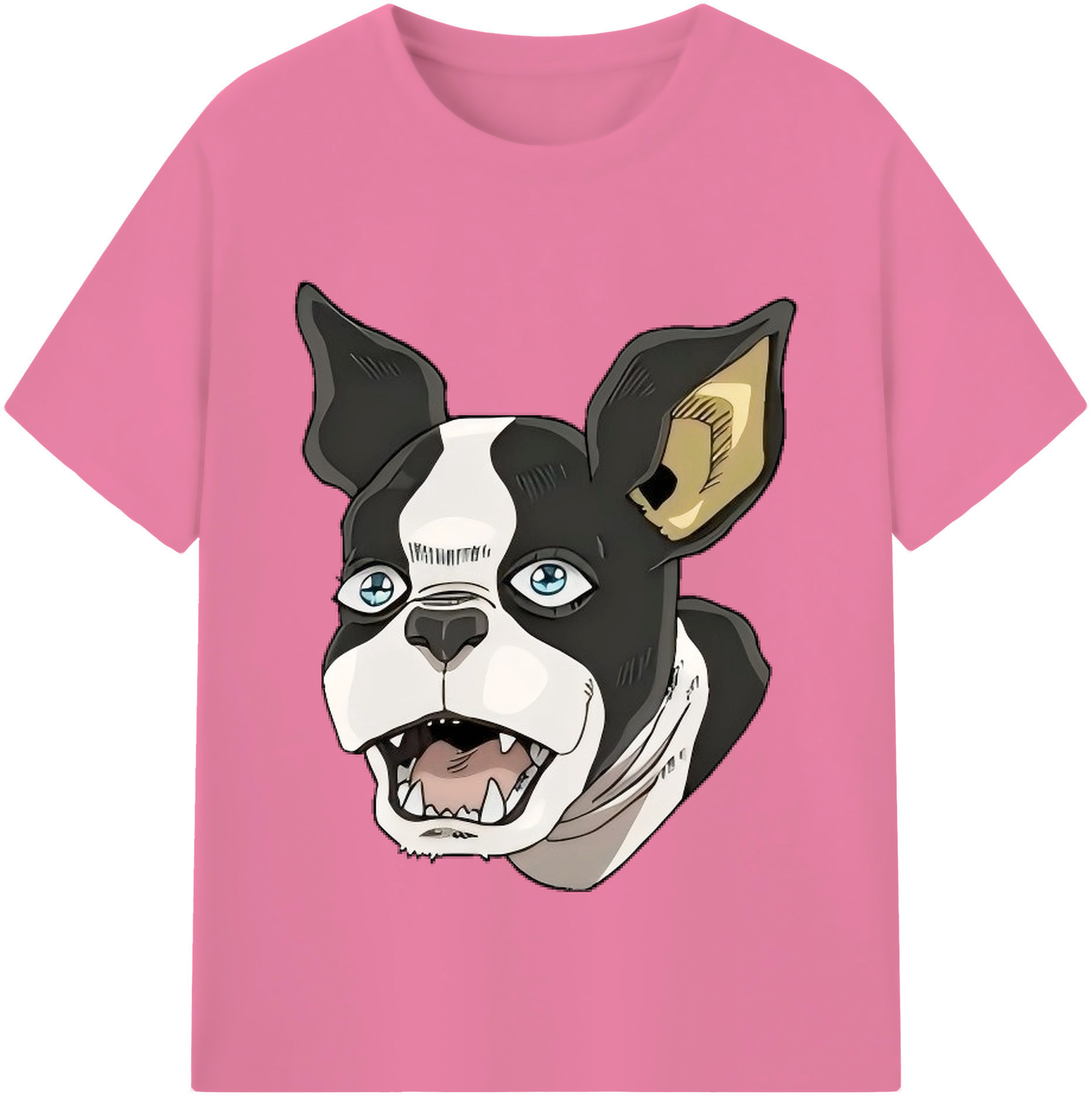 （画像用） ジョジョの奇妙な冒険 イギー JoJo's Bizarre Adventure Iggy 綿100％半袖Tシャツ（フロントプリント）